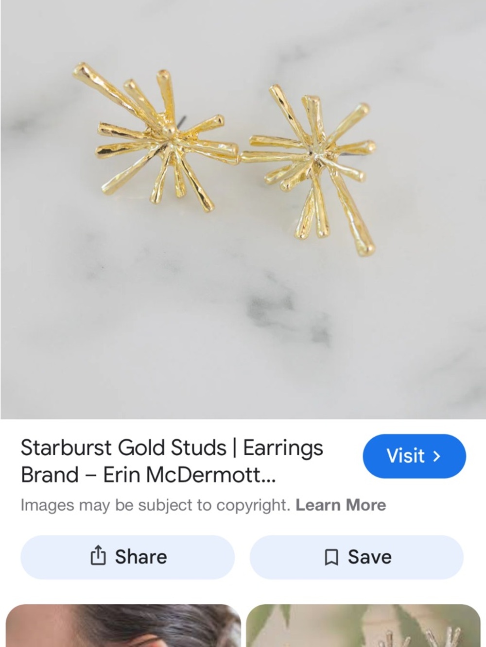 Erin McDermott starburst earrings